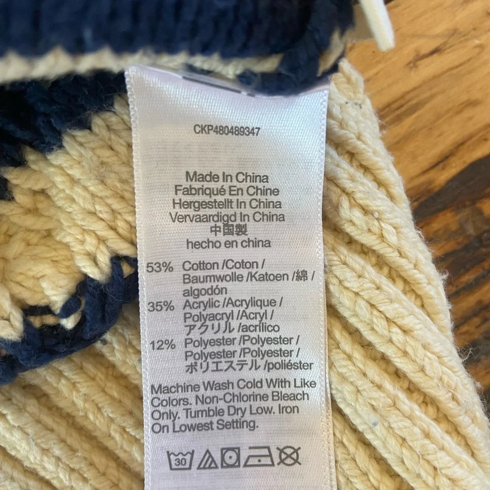 Madewell Stripe Cotton Blend Sweater Size M - Picture 3 of 3